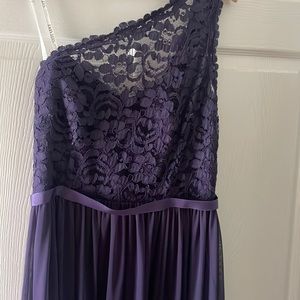 Dark purple Bridesmaid dress